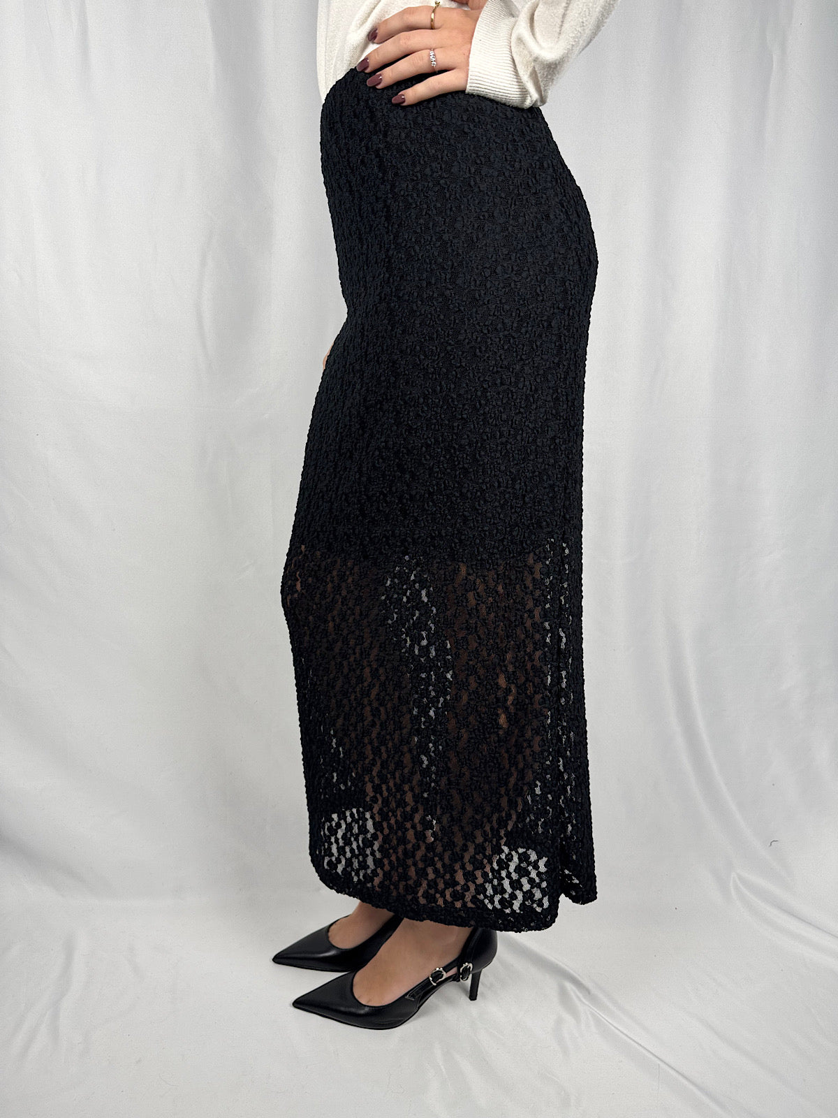 Gonna in Pizzo Nero Vicolo