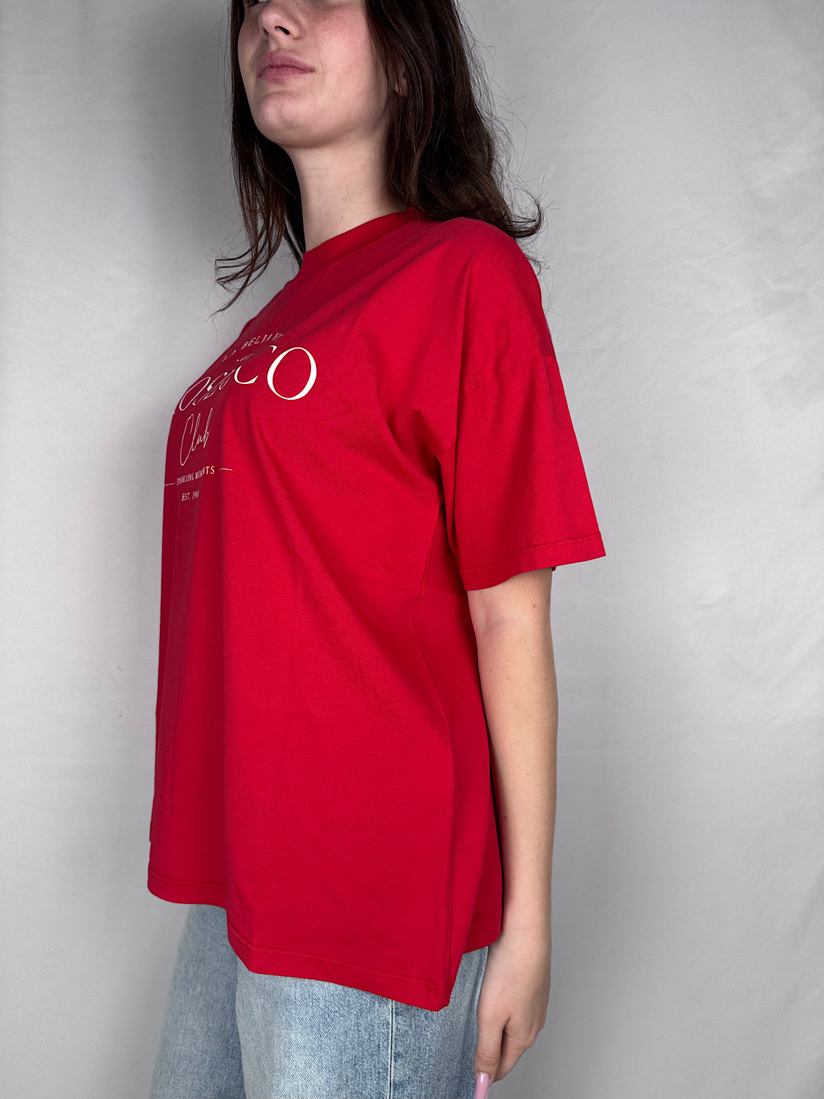 T-Shirt La Bella Vita  Prosecco Club Vicolo Rossa