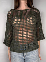 Maglia Traforata Tensione In Militare