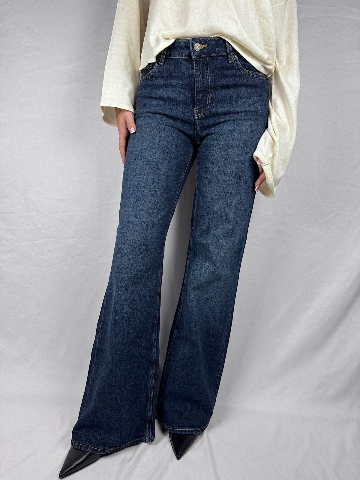 Jeans Rome Flared JJXX Blue Denim