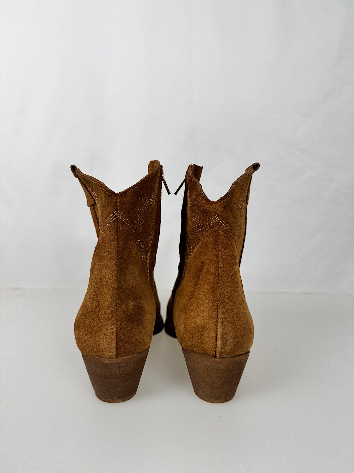 Texano Basso Scamosciato Cuoio Divine Follie