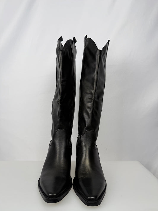 Texano Pelle Liscia Divine Follie Neri