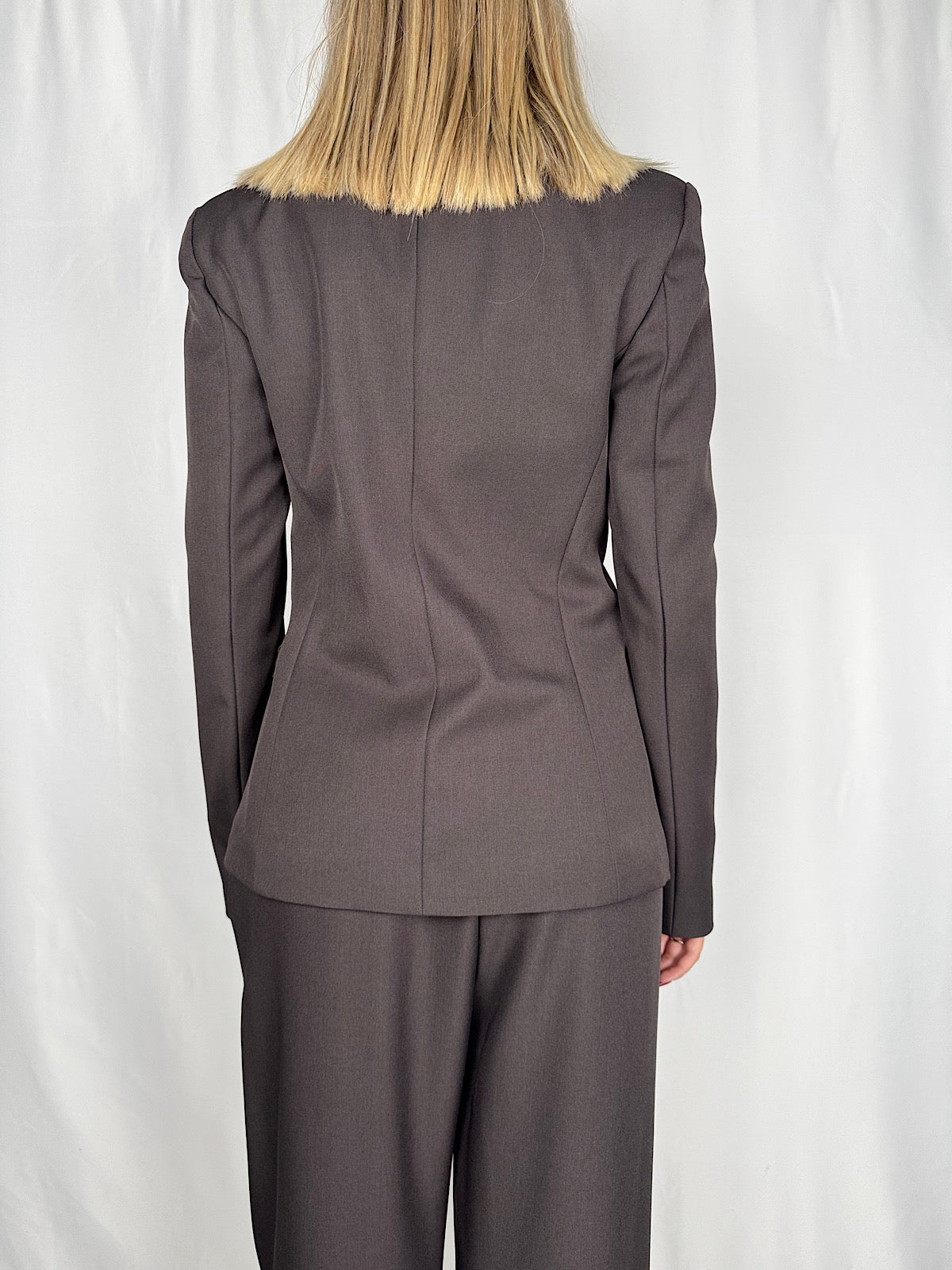 Giacca Monopetto Marrone Vicolo