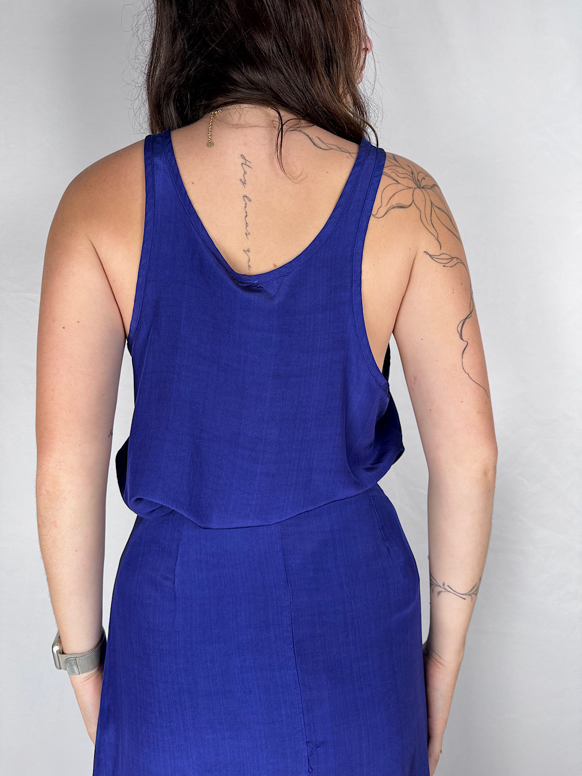 Top Vogatore Tensione-In Blu