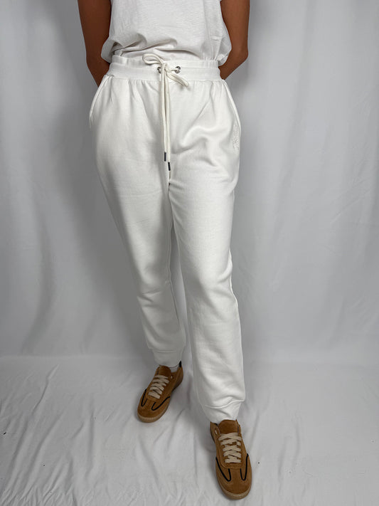 Pantalone in Felpa Markup Bianco