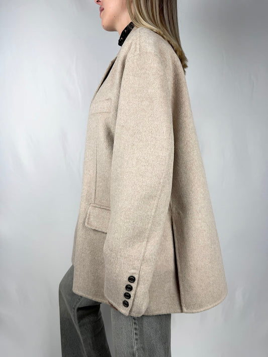 Cappotto Corto Vicolo Hand Made Beige