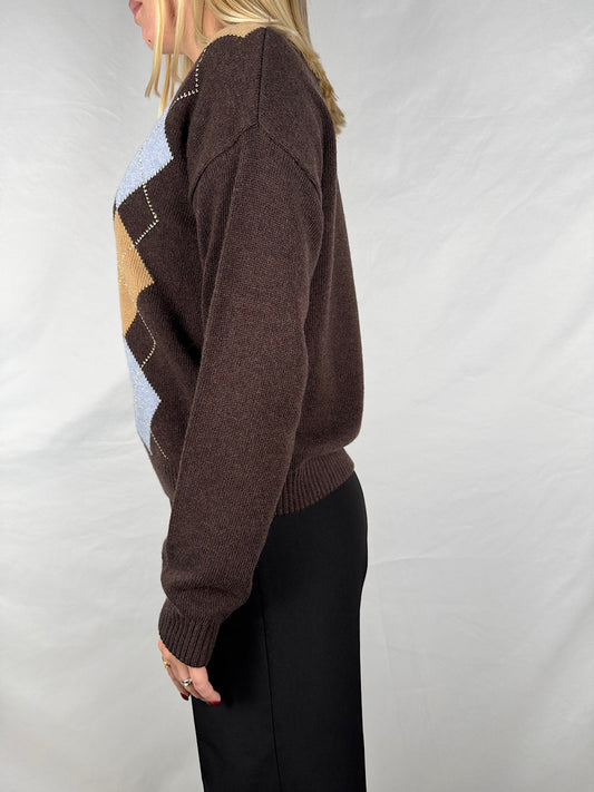 Maglia Rombi Moro Tensione-In