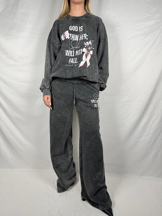 Pantalone Tuta Antracite Vicolo