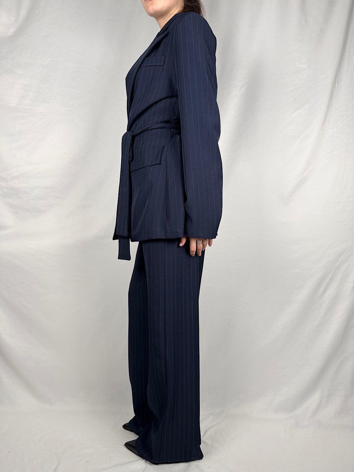 Completo Gessato Blu Armonia