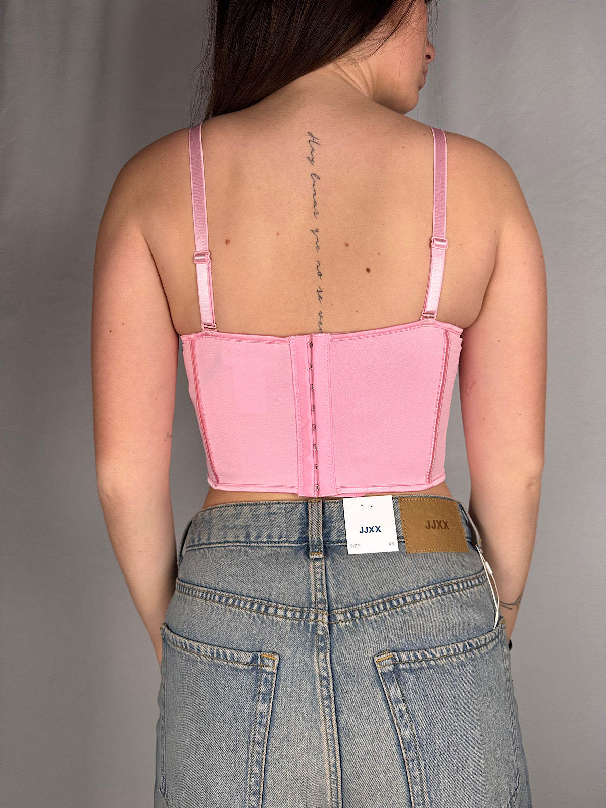 Top Bustier Con Scollo Cuore Vicolo Rosa