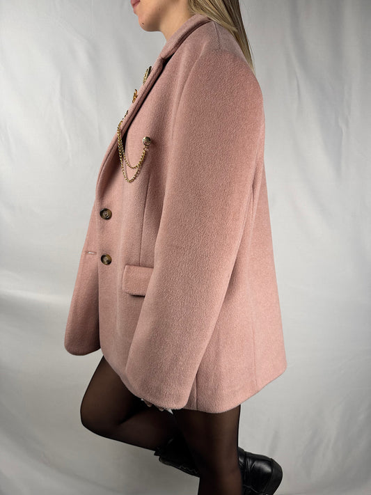 Giacca Cappotto Rosa Vicolo