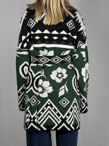 Cardigan Vicolo Fantasia Verde