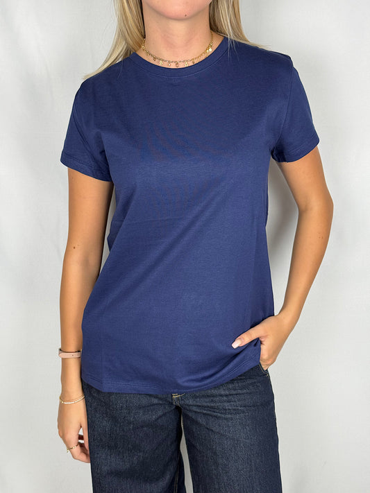 T-Shirt Basic Lumina Blu