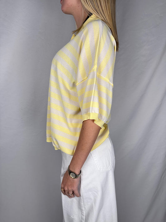 Polo Righe Giallo Vicolo