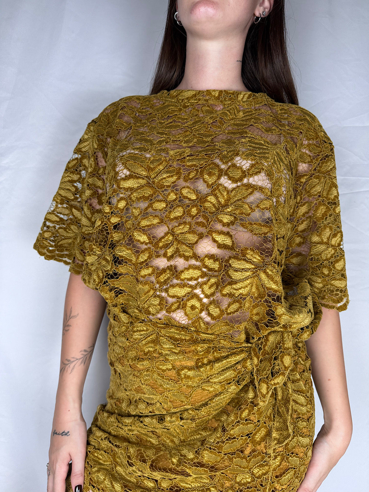 T-shirt Over Pizzo "Nomad" HaveOne Olio