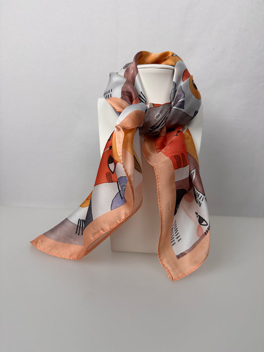 Foulard Fantasia Armonia Salmone