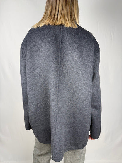 Cappotto Corto Vicolo Hand Made Grigio Scuro
