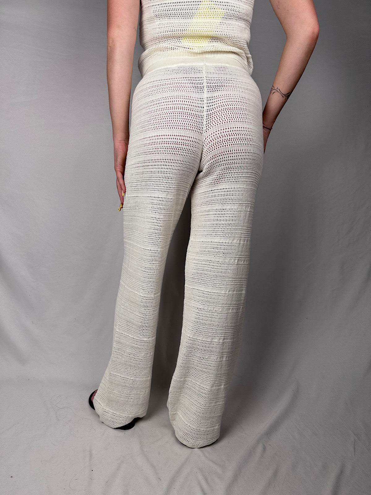 Pantalone Crochet Susannah JJXX Vanille