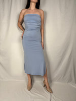 Abito Midi a Fascia Vicolo Celeste