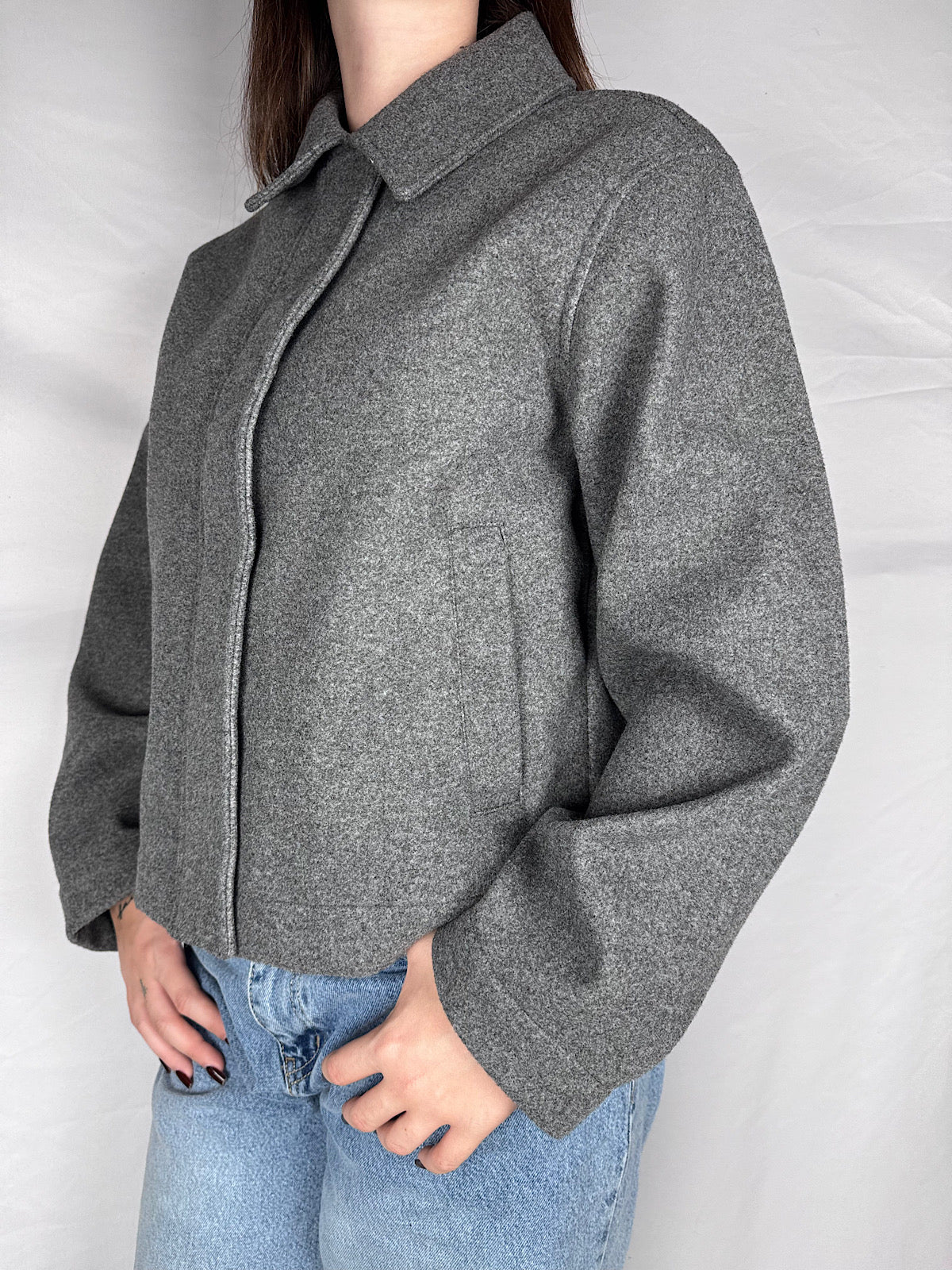 Giacca Wilma JJXX Grigio Melange
