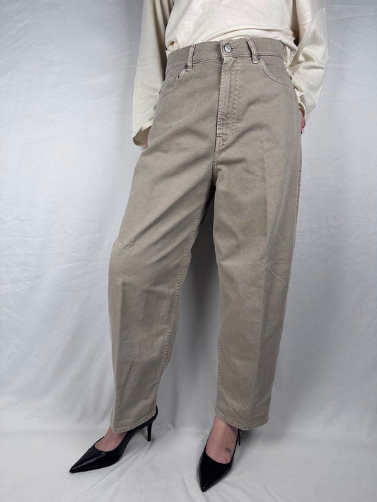 Jeans Laila Relaxed Fit Vicolo Taupe