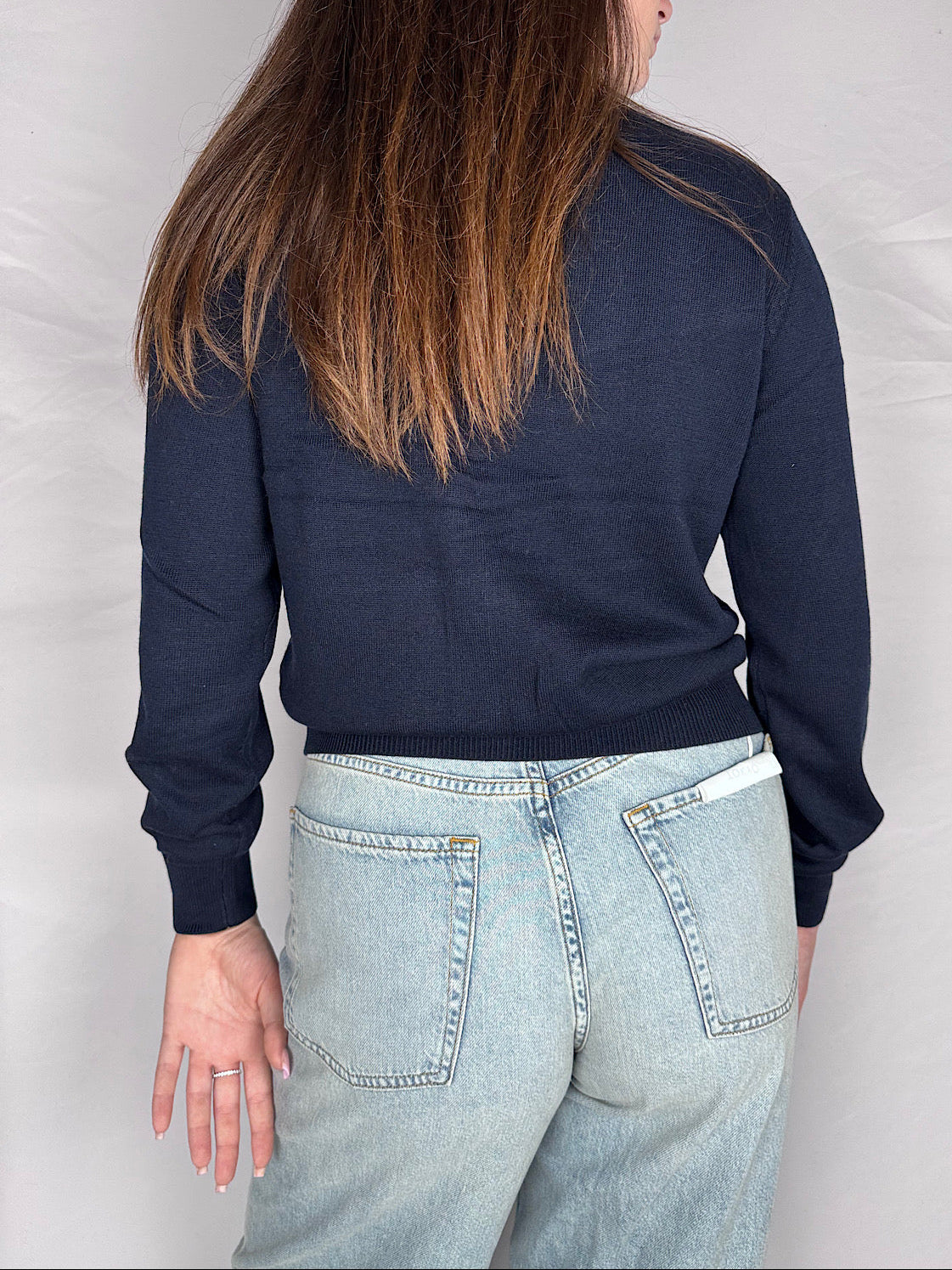 Cardigan Coreana Rombi Susy Mix Blu