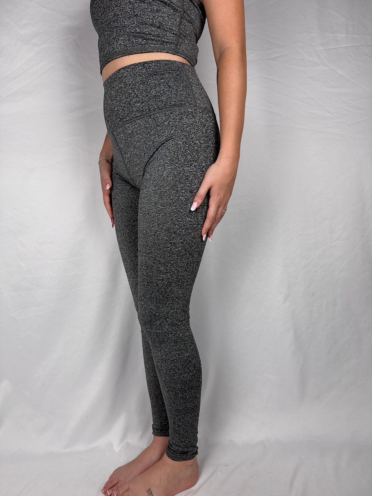 Leggings Fitness Vicolo Grigio Medio Melange