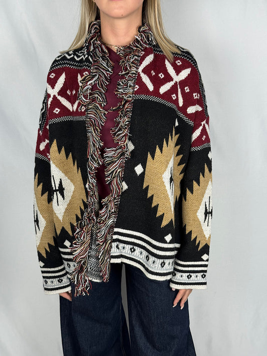 Cardigan Fantasia SusyMix Nero