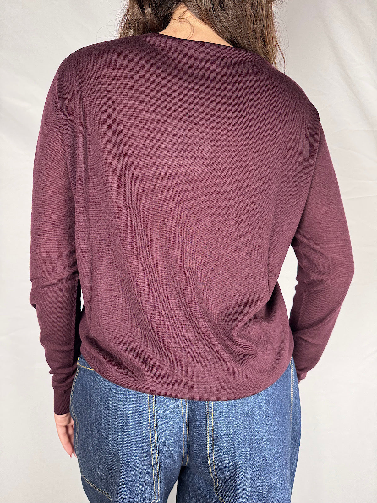 Maglia Maniche Lunghe Knitwear Vicolo Bordeaux