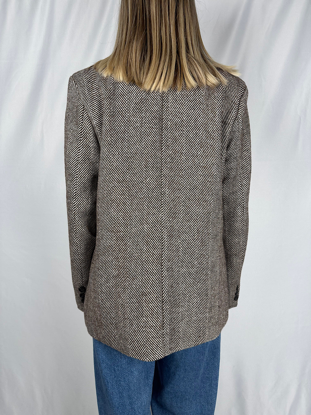 Giacca Spigata Marrone Armonia