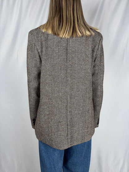 Giacca Spigata Marrone Armonia