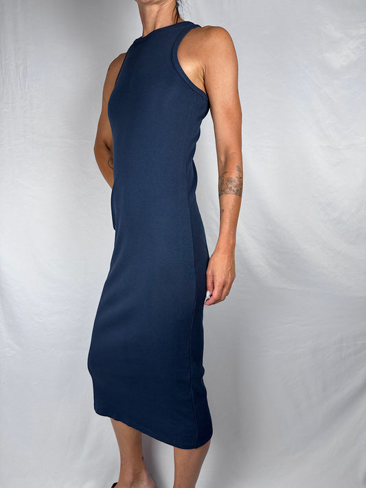 Abito Costine Cotone Vicolo Blu