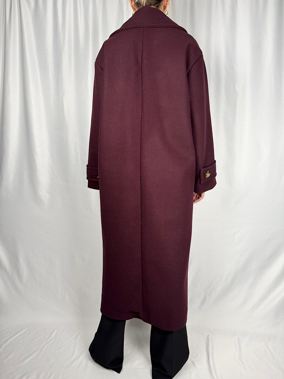 Cappotto Doppio Petto Bordeaux Armonia