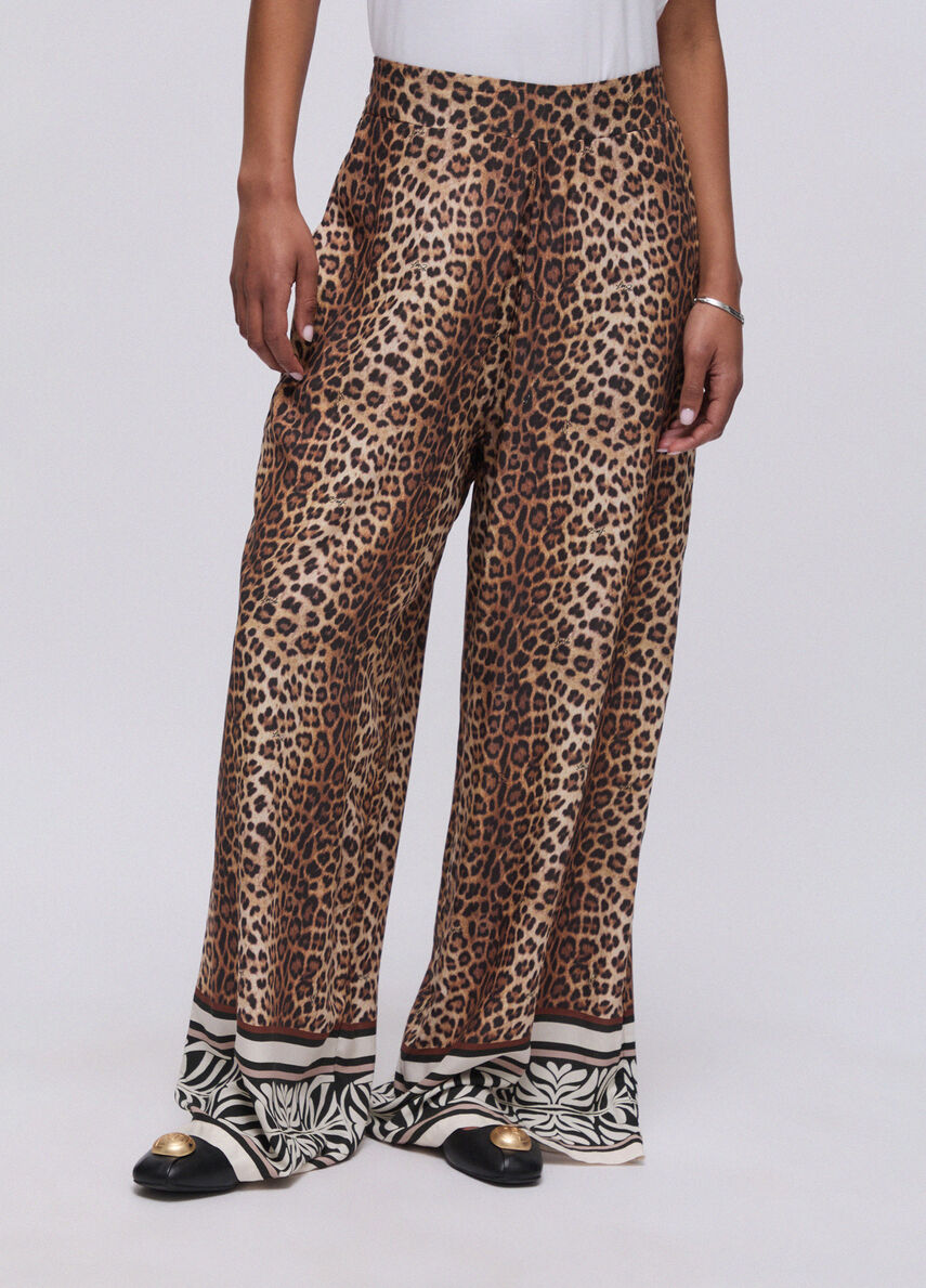 Pantaloni Liu Jo Animalier