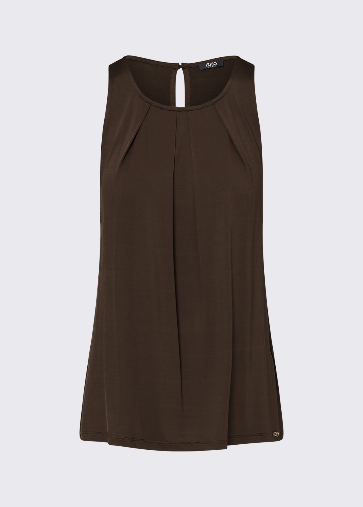 Top in Jersey Lucido Liu.Jo Marrone