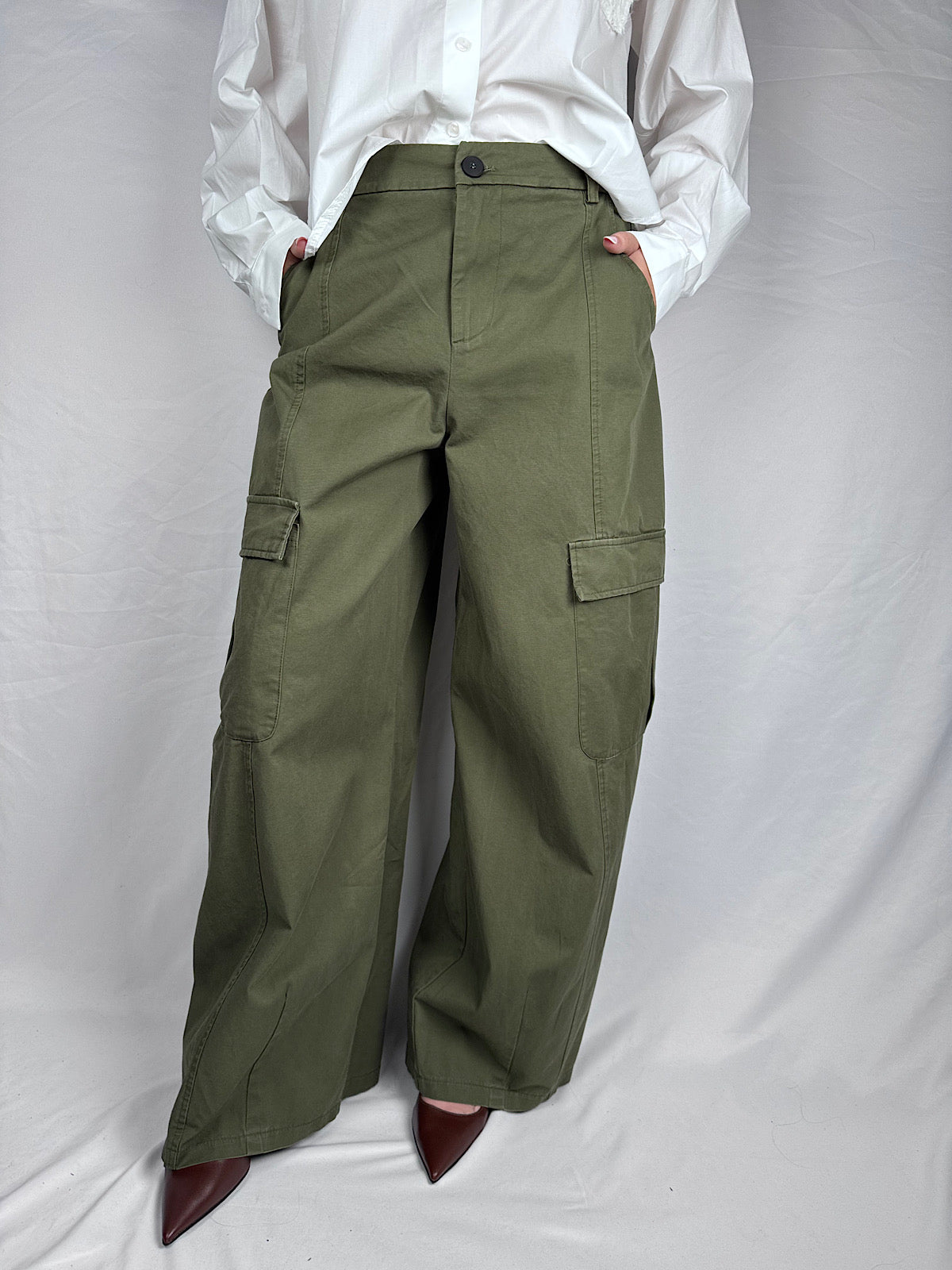 Pantalone Cargo Tensione In Military