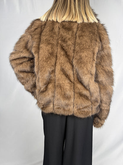 Giacca Eco-Pelliccia Armonia Moro