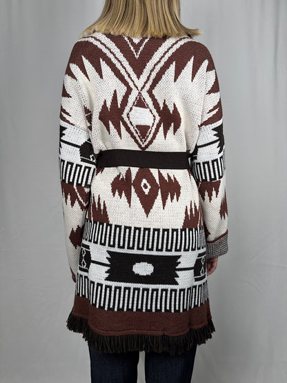 Cardigan Vicolo Marrone