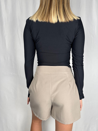 Body Scollo Quadro Nero Armonia