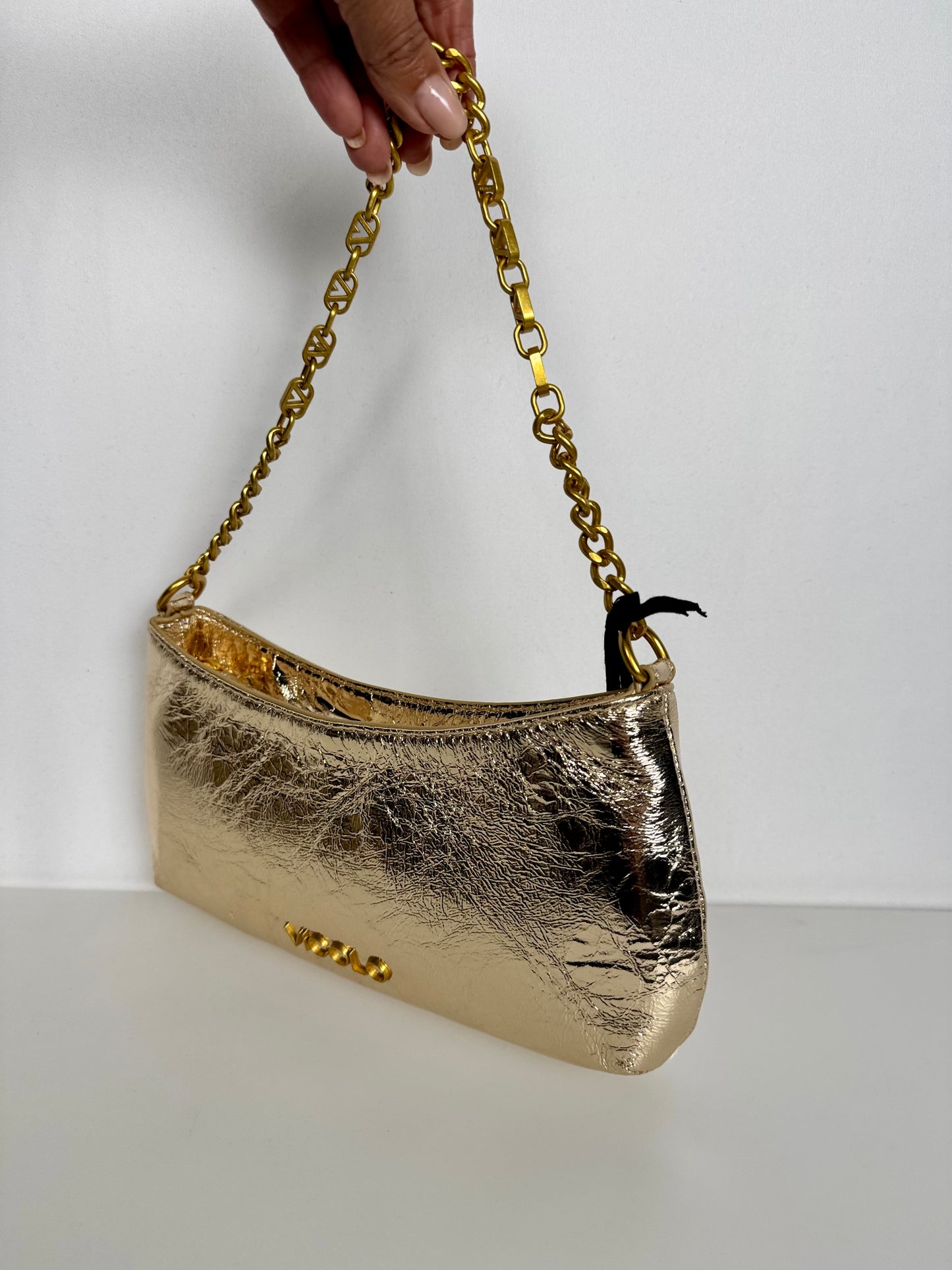 Borsa Metal Mirror Oro Vicolo