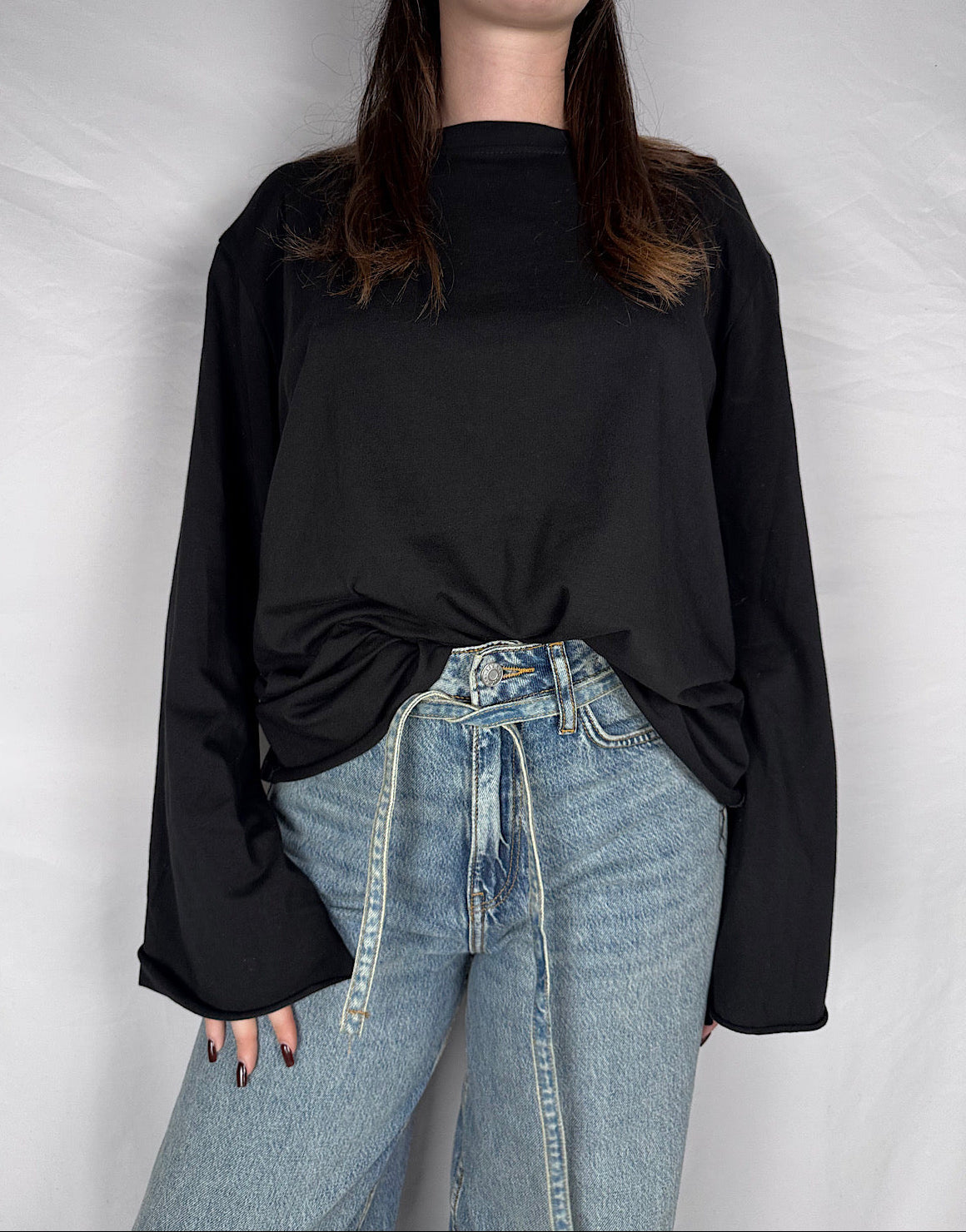 T-shirt Long Sleeve Armonia Nero