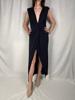 Abito Scollo a V Vicolo Blu Navy