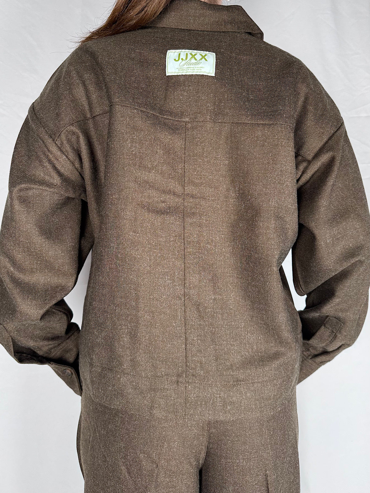 Camicia JJXX Marrone Melange