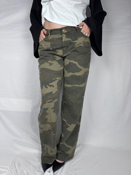 Jeans Camouflage Vicolo Militare