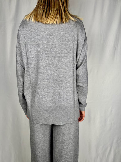 Maglia Grigio Melange MarkUp