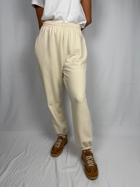 Pantaloni in Felpa Vicolo Panna