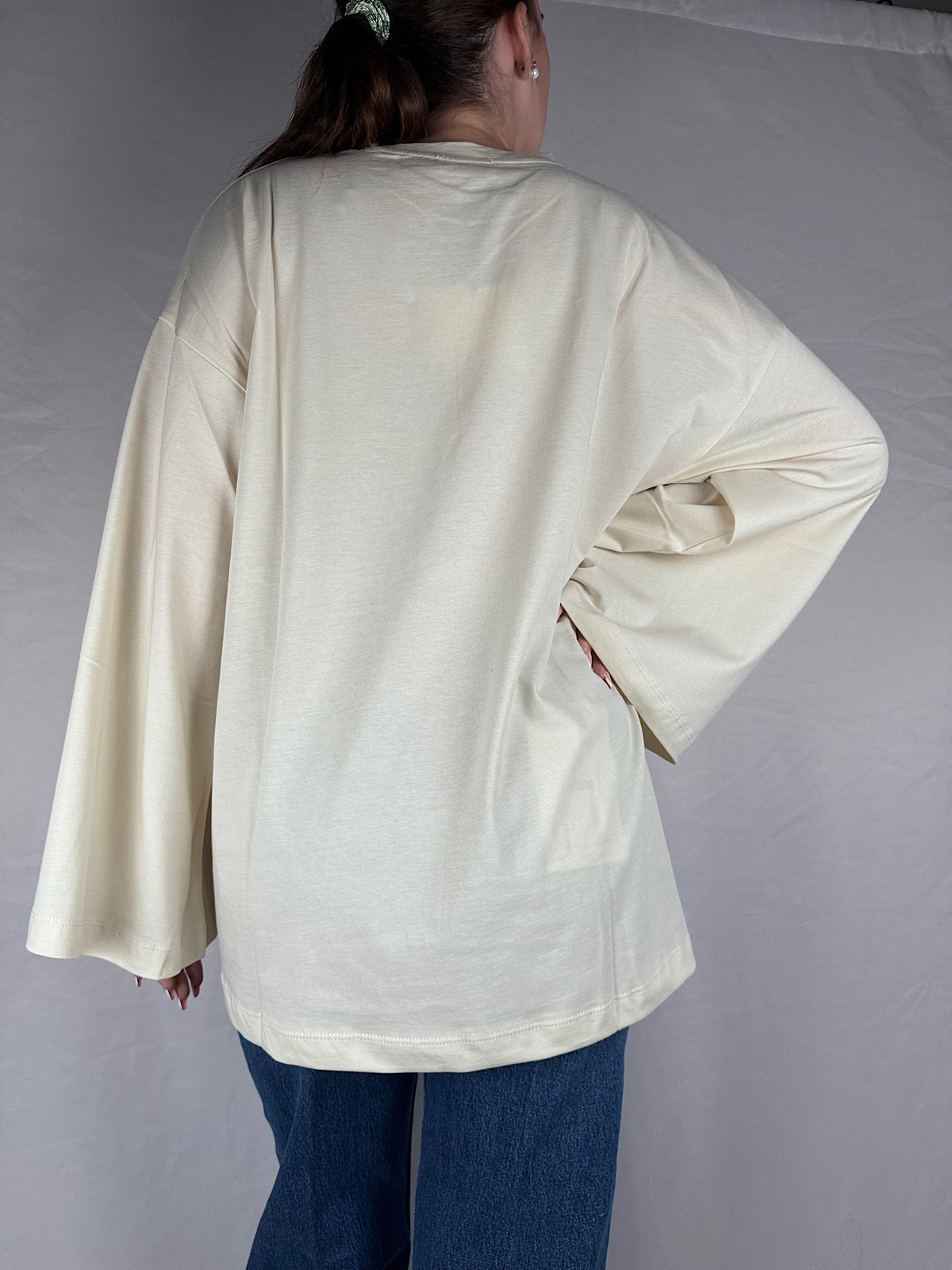 T-shirt Maniche Ampie Vicolo Burro