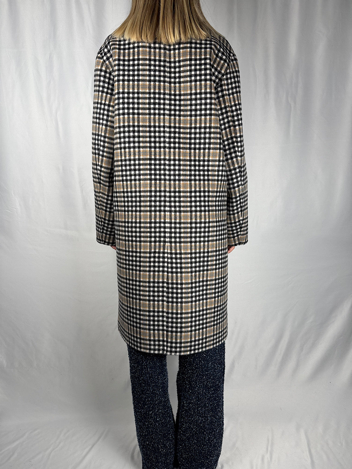 Cappotto con Impermeabile a Scacchi Vicolo