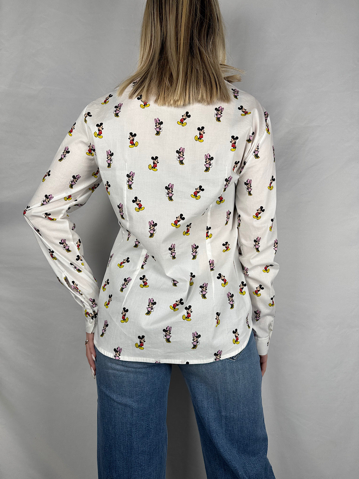 Camicia Disney Con Topolino E Minnie Tensione In