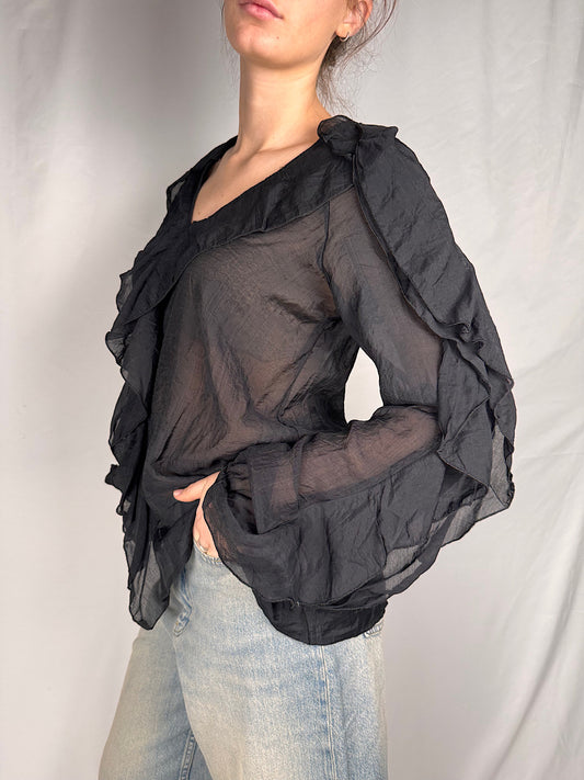 Camicia Con Gala Armonia Nera